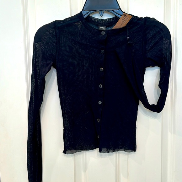 NWT Only Hearts NYC sheer tulle cardigan. Small - Picture 1 of 9